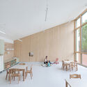 Učenjak Kindergarten Renovation and Extension / od-do architecture + Navor - Interior Photography, Kindergarten, Facade, Table, Chair