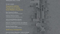 Book launch: "Urban Transformation. Sordo Madaleno Arquitectos"