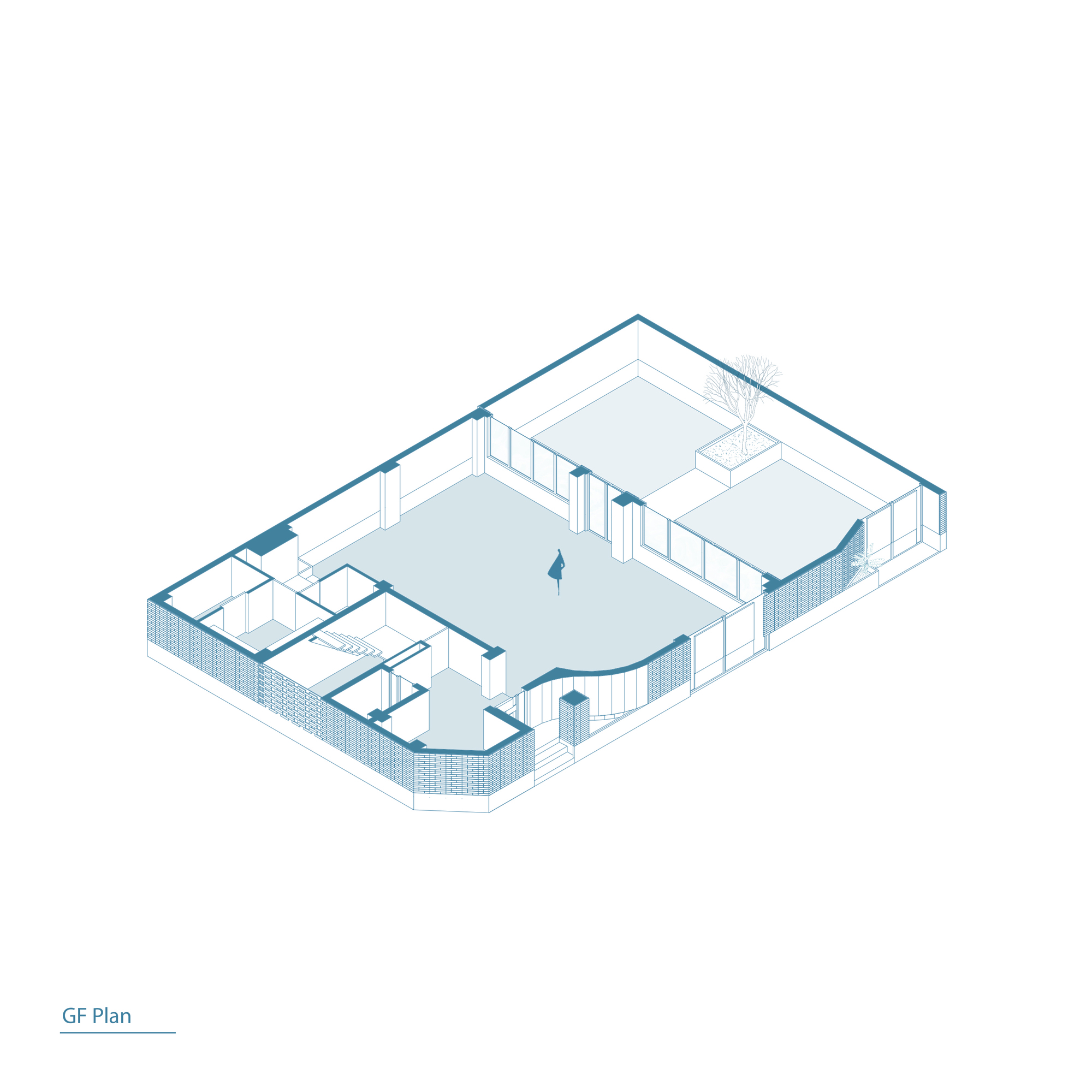 Box Layout Plan Invisible Gallery of Hidden Boxes Residential Building / KaSa Office - 32
