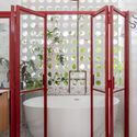 Apartamento Vermelho / Mana arquitetura - Fotografia de Interiores, Banheiro, Porta, Banheira