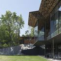 Snowpeak Field Suite Spa Headquarters / Kengo Kuma & Associates - Exterior Photography, Facade