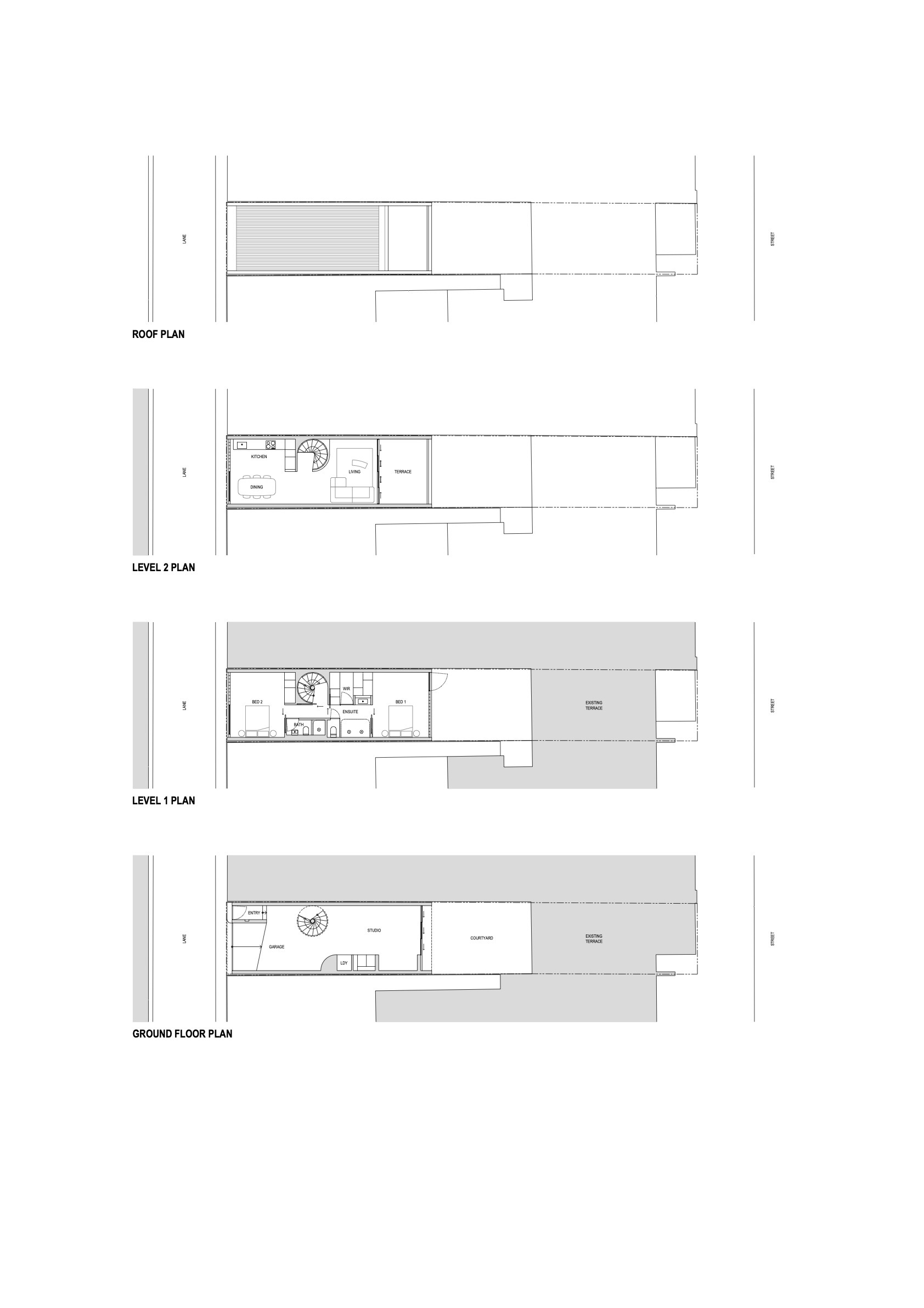 Gallery of Laneway Glass House / Brad Swartz Architect + Henry Wilson 20
