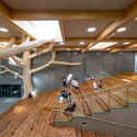 Vrå Children and Culture Center / JAJA Architects + AART Architects - Interior Photography, Beam, Handrail, Windows
