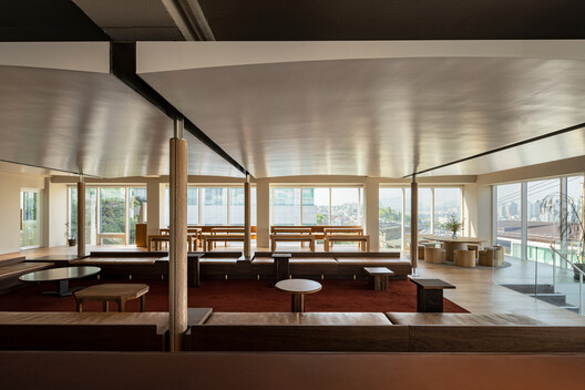 KOMFORTABEL Namsan Coffee Shop / Studio Motif KOMFORTABEL Namsan Coffee Shop / Studio Motif - Interior Photography, Table, Windows, Beam