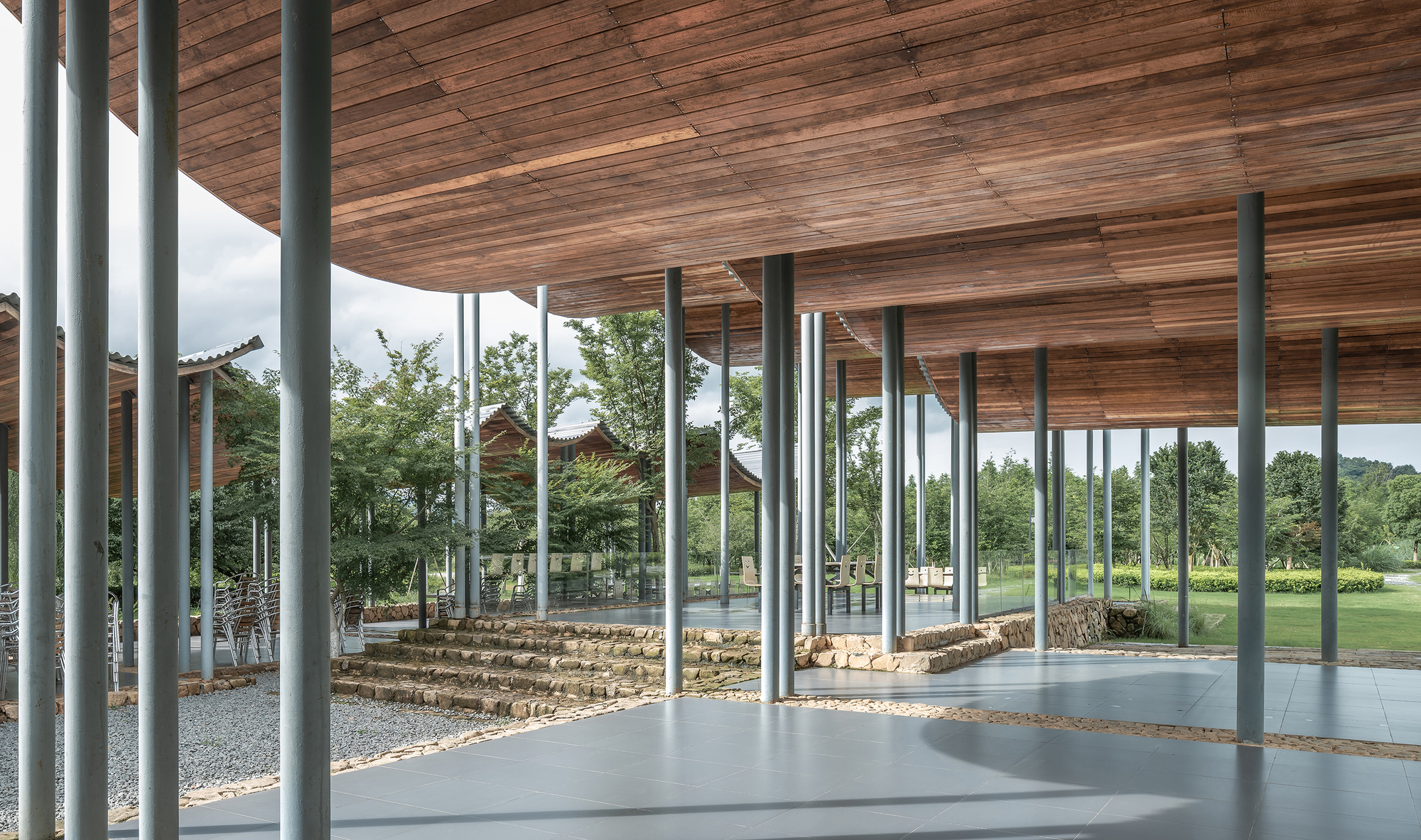 画廊 径山花海帐亭 / 浙江农林大学园林设计院 + 杭州东维建筑 - 23