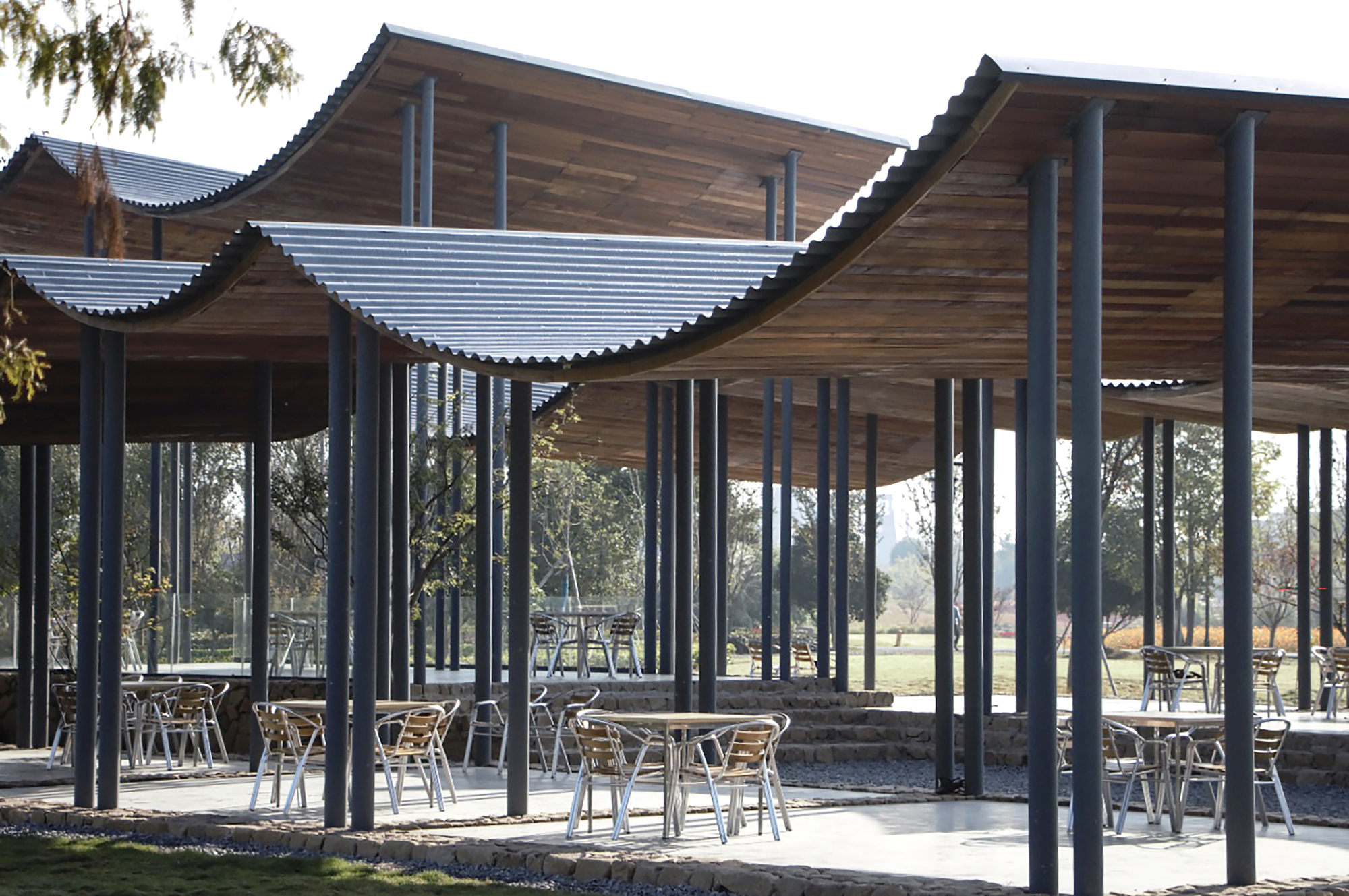 画廊 径山花海帐亭 / 浙江农林大学园林设计院 + 杭州东维建筑 - 15