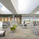  CABQ International District Library​ / RMKM Architecture - Interior Photography, Table, Shelving, Chair