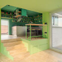 The Hole with the House Around / Elastico Farm - Interior Photography, Stairs, Windows, Shelving