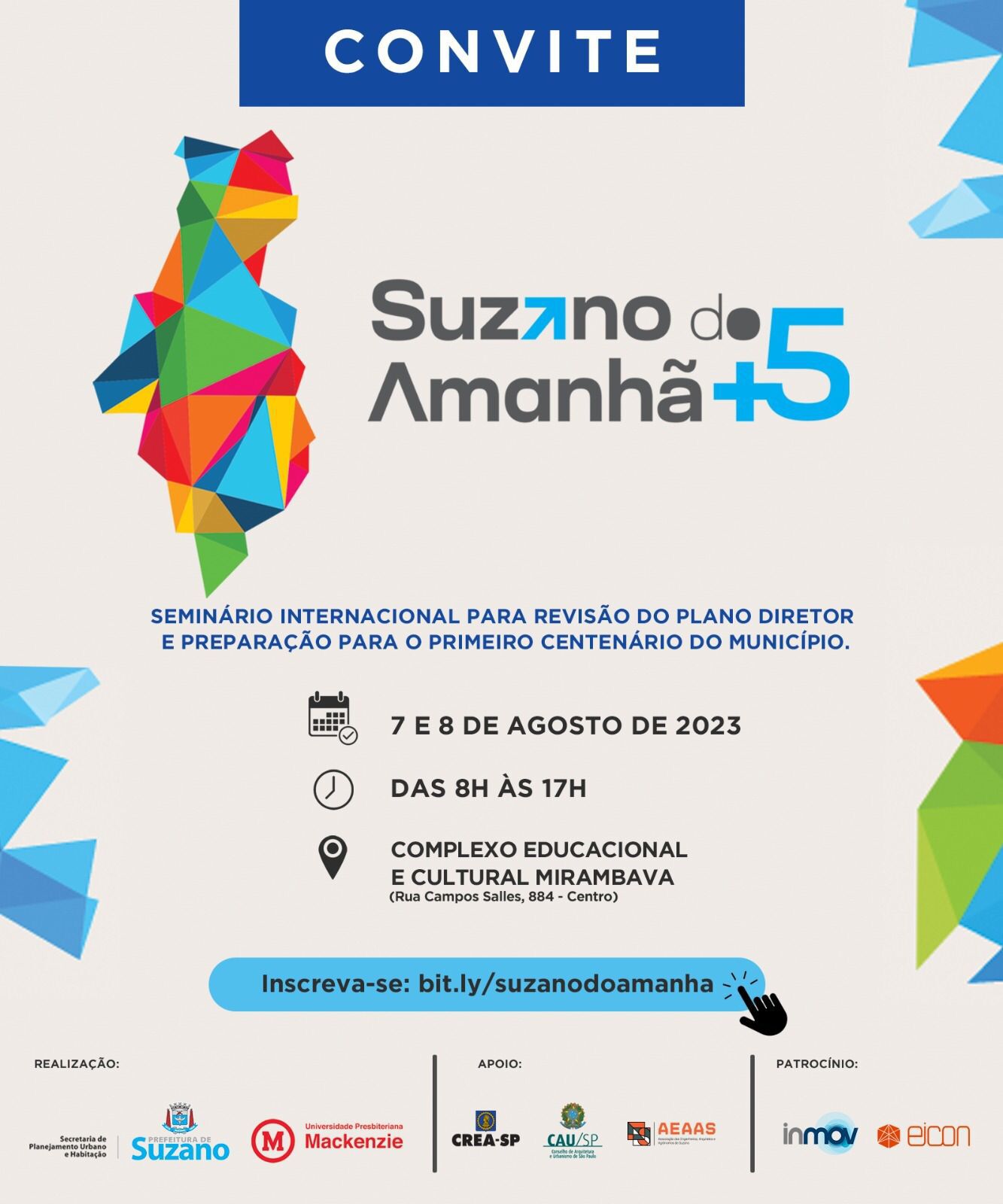 Seminário Internacional “Suzano do Amanhã +5” ArchDaily Brasil