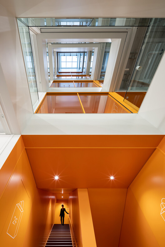 The Pack Corporation Headquarters / Takenaka Corporation The Pack Corporation Headquarters / Takenaka Corporation - Interior Photography, Windows, Stairs