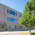 Ängsdals School / STADSTUDIO AB - Exterior Photography, Schools , Facade, Door