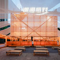 Dive In Summer Pavilion / UAO Design - Exterior Photography, Market, Facade, Bench