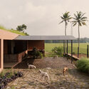 Casa Terra Alarine / Zarine Jamshedji Architects - Fotografia de Exterior, Residencial, Jardim, Fachada, Porta