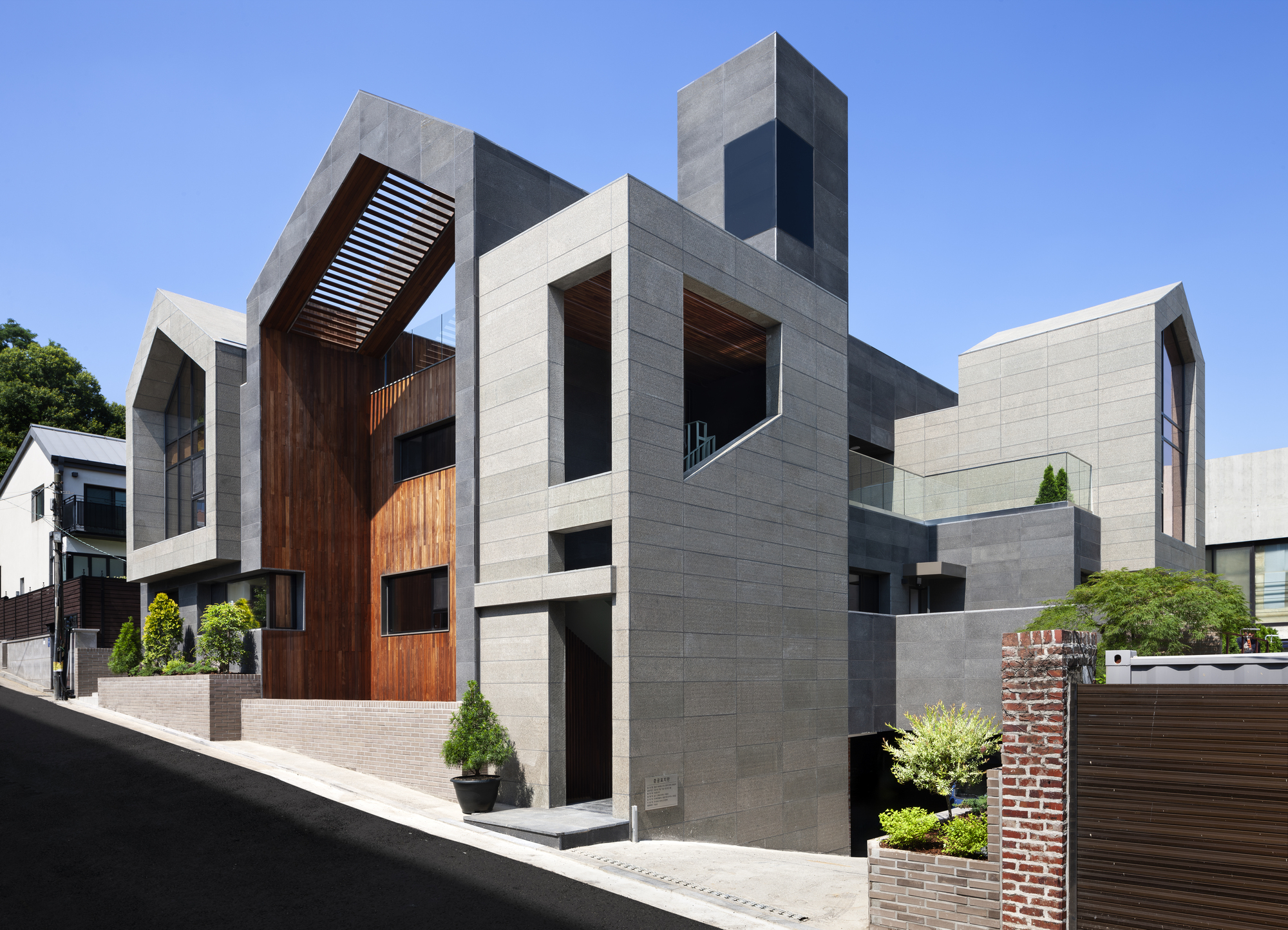 Multi Family Housing Modern Architecture Two Story Two Apartment Multi Family Housing Modern Architecture Two Story Two Apartment