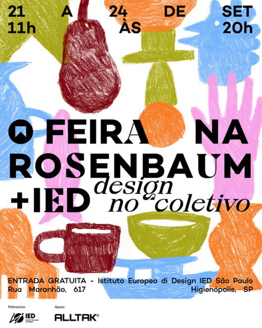 Feira na Rosenbaum estreia no Istituto Europeo di Design São Paulo - Imagem 1 de 1