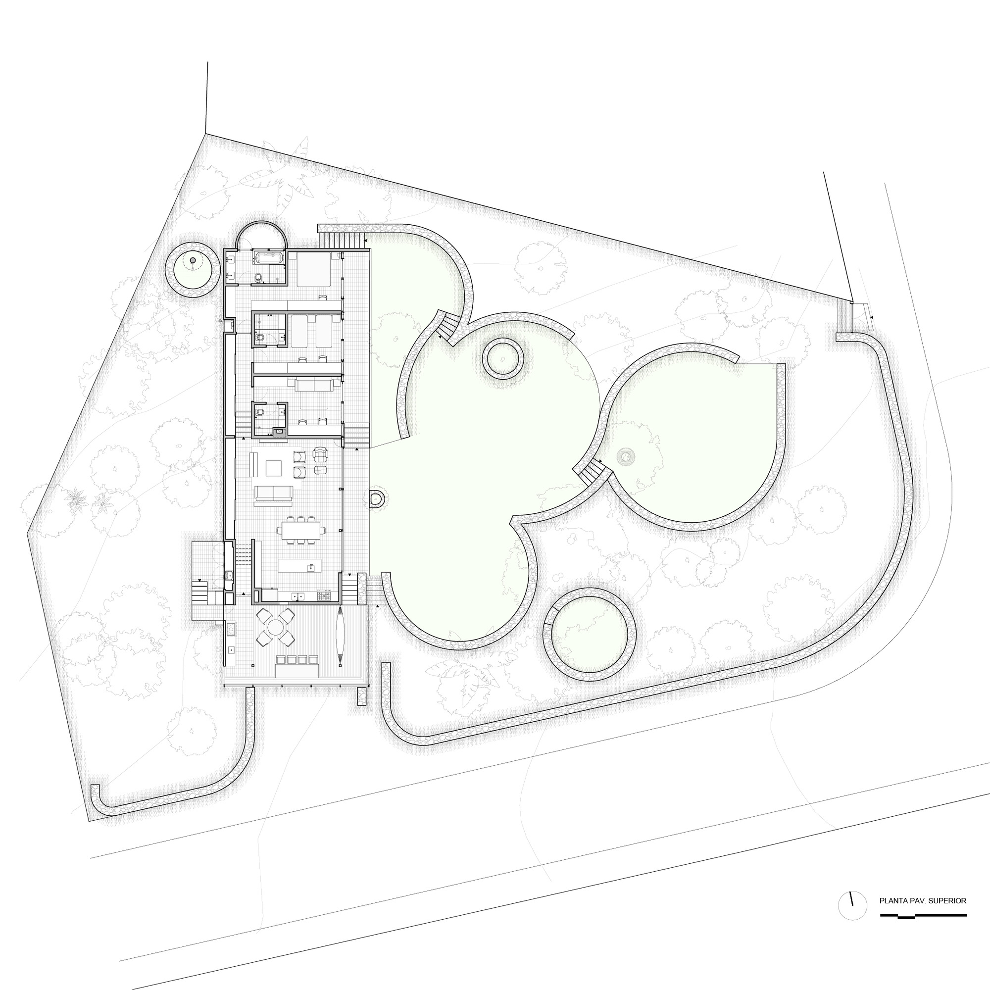 Gallery of House of the Circular Terraces / Denis Joelsons 27