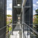 ICP Brunton Central / Mathew and Ghosh Architects - Exterior Photography, Commercial Architecture, Facade, Handrail, Stairs, Fence