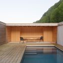 The Pool House / DI Simon Moosbrugger Architekt ZT - Fotografía exterior, Obras De Pequeña Escala, Terraza, Fachada, Sillas