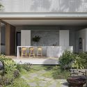 Casa Boomerang / Joe Adsett Architects - Fotografía exterior, Casas, Jardín, Fachada, Puerta, Sillas