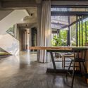 Anna + Mallesh Residence / Juiceshop Collective - Interior Photography, Houses, Beam, Facade, Table, Chair