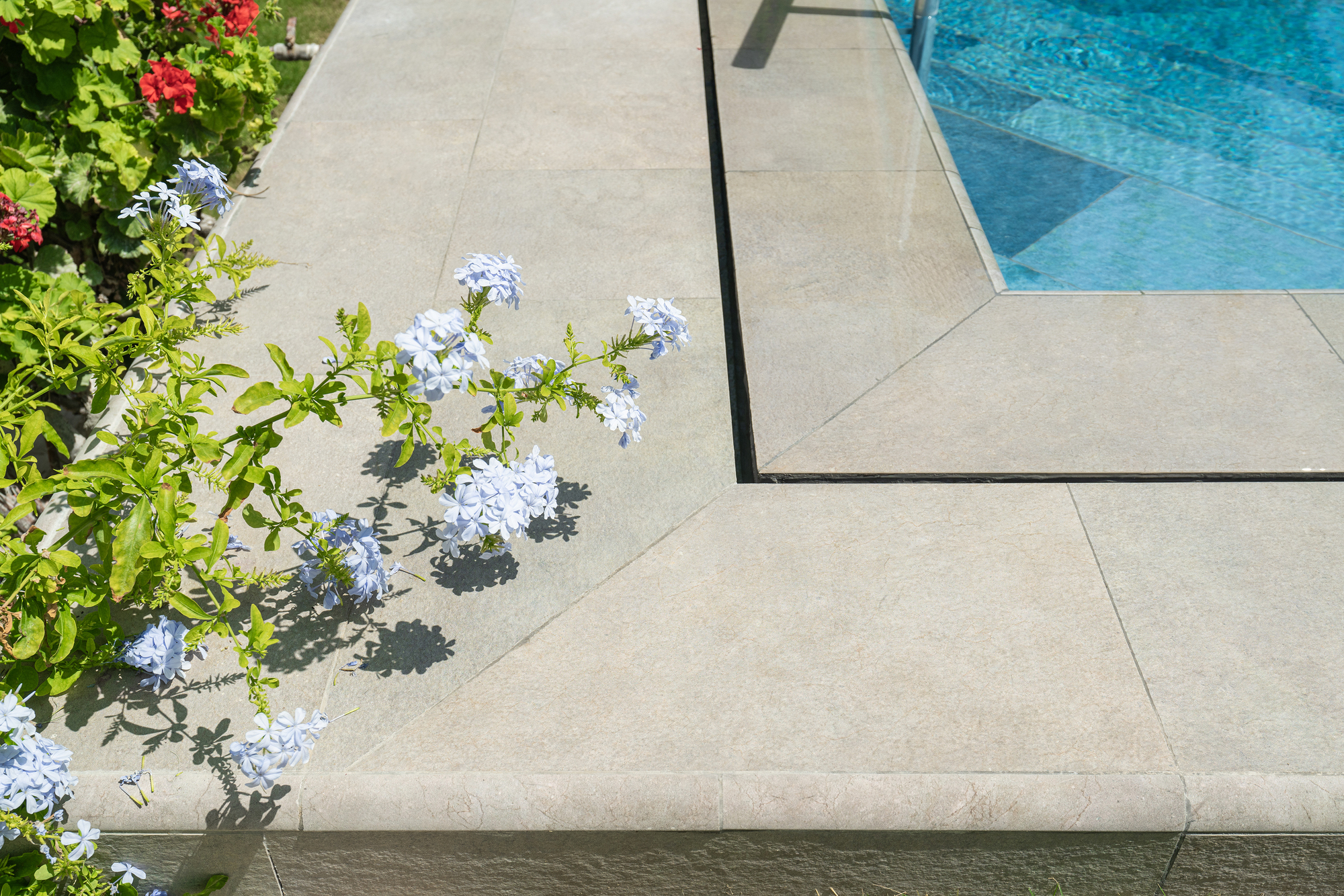 Gallery of The Beauty of Porcelain Tiles for Pool Design - 10