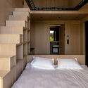 Piil Tree House Retreat / Arsenit - Interior Photography, Small Scale, Bedroom, Facade, Door, Chair, Bed