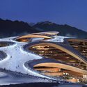 Zaha Hadid Architects diseña un rascacielos de cristal en Trojena, Arabia Saudita - Image 1 of 4