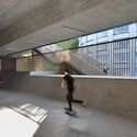 Skatepark Under Fabiani Bridge / Scapelab - Interior Photography, Windows, Handrail