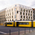 Around the Corner - Student Apartment Building in Berlin Oberschöneweide / Sehw Architektur - Exterior Photography, Windows, Fence