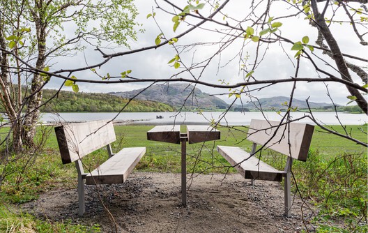 Sundshopen - Norwegian Scenic Routes / Rever & Drage Architects - Exterior Photography, Table, Garden