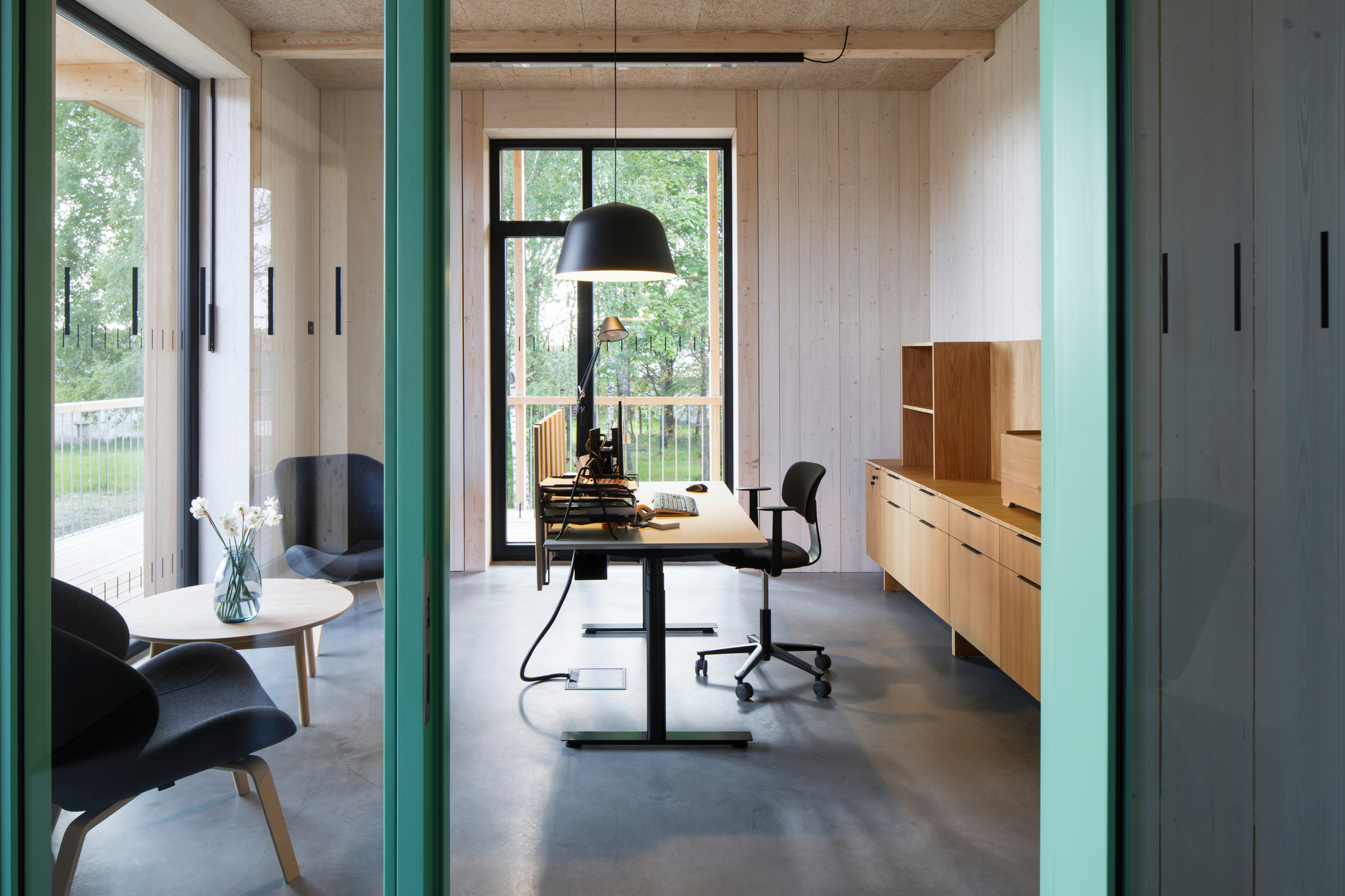 Gallery of AVOTI Timber Office Building in Lizums / MADE arhitekti - 19