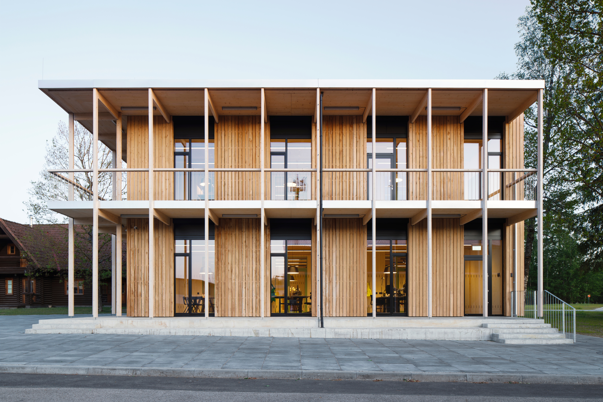 Gallery of AVOTI Timber Office Building in Lizums / MADE arhitekti - 8
