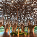 Bamboo Dome for G20 Bali Summit / BIROE - Interior Photography, Arch, Column, Beam, Arcade