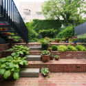 Stick House, Brick Garden / Abruzzo Bodziak Architects - Exterior Photography, Houses, Garden, Facade, Stairs, Handrail