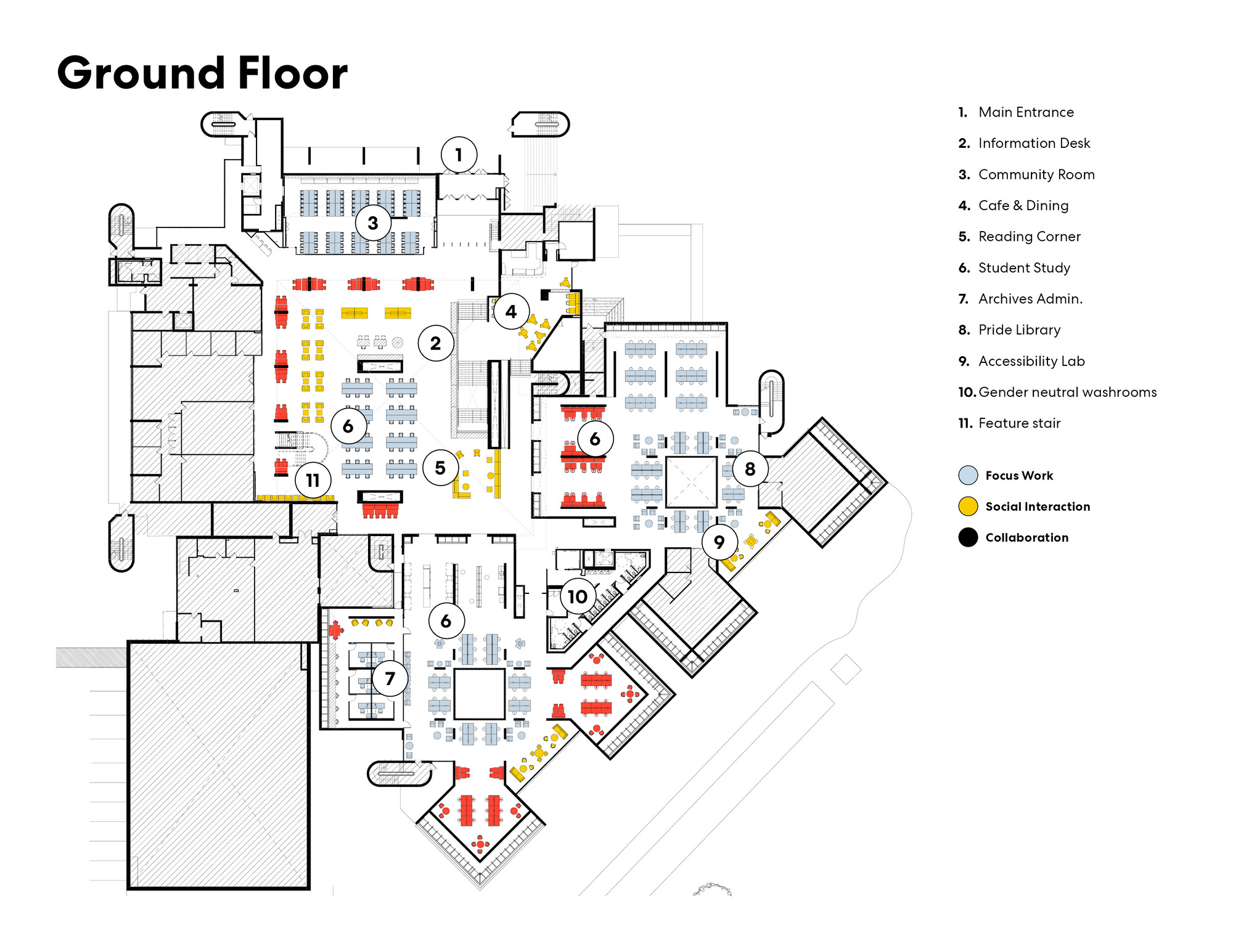 Gallery of Weldon Library Revitalization / Perkins&Will 12