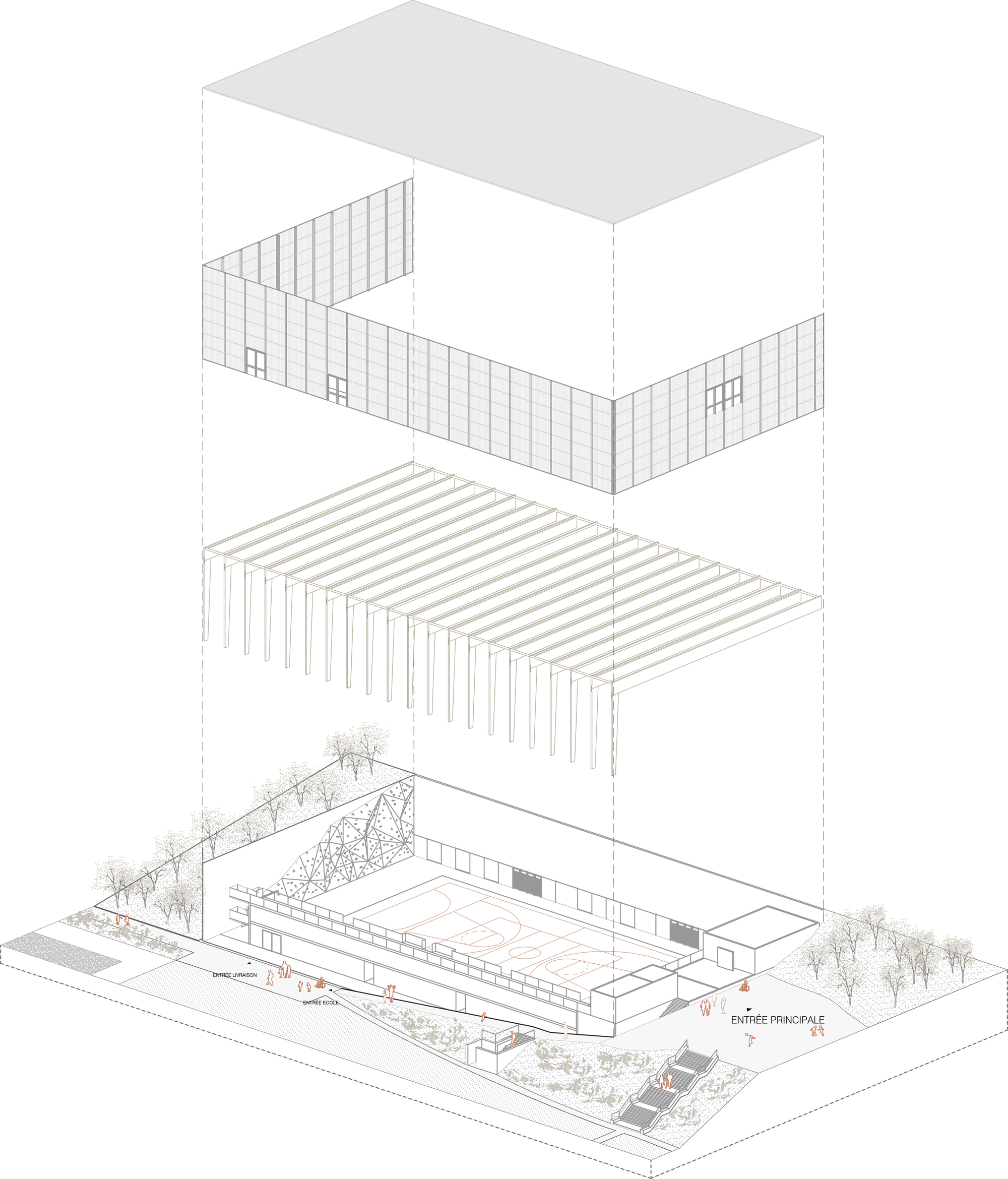 Galería de Pabellón Deportivo Pietrosella / Versini Architectes ...