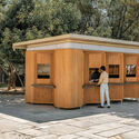 Demountable Pavilions for the Odeon Herodes Atticus / FLUX office - Exterior Photography, Pavilion, Door, Facade