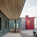Alfreton Park Community Special School / Curl la Tourelle Head Architecture - Interior Photography, Windows, Facade, Beam, Deck