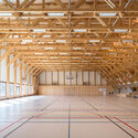 Jean Lamour Gymnasium / Studiolada - Interior Photography, Gymnasium, Beam, Facade, Door