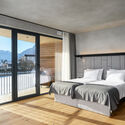 Sport Hotel Bovec / SoNo Arhitekti - Interior Photography, Bedroom, Windows