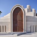 The Mamluki Lancet Mosque / Babnimnim Design Studio - Exterior Photography, Mosque, Door, Facade, Arch, Arcade, Column