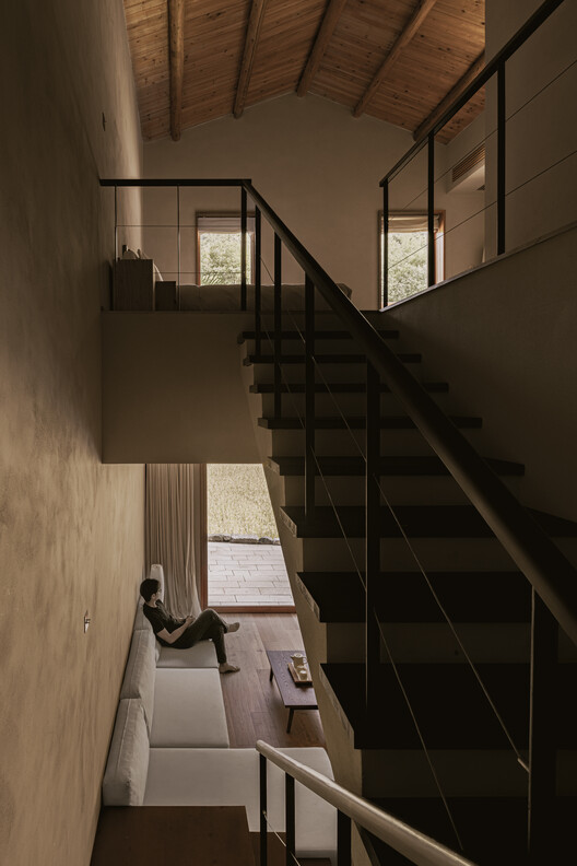 鹿柴山集 精品民宿 / 小大建筑 鹿柴山集 精品民宿 / 小大建筑 - 室内图, 楼梯, 扶手