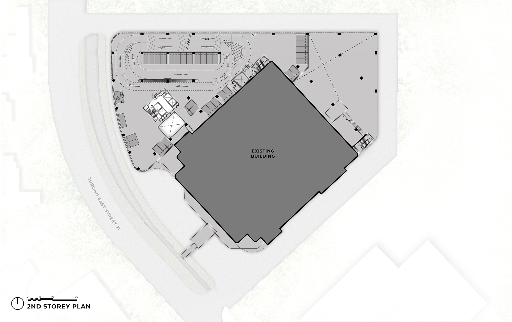 St Engineering Map Gallery of ST Engineering Jurong East Hub / Kyoob Architects - 21