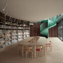 银联公益图书馆 / In-Place Studio - 室内图, 餐厅, 隔断, 桌子, 椅子