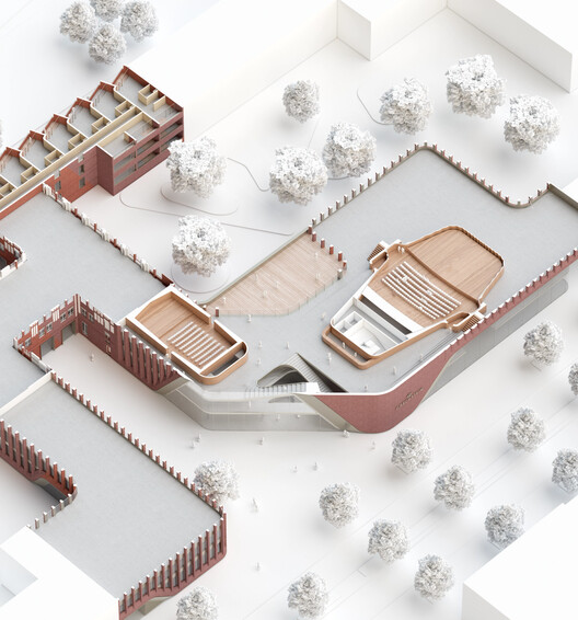 A Hub for Musical Exploration: GRAFT Wins Competition for Carl Bechstein Campus in Berlin - Image 4 of 5