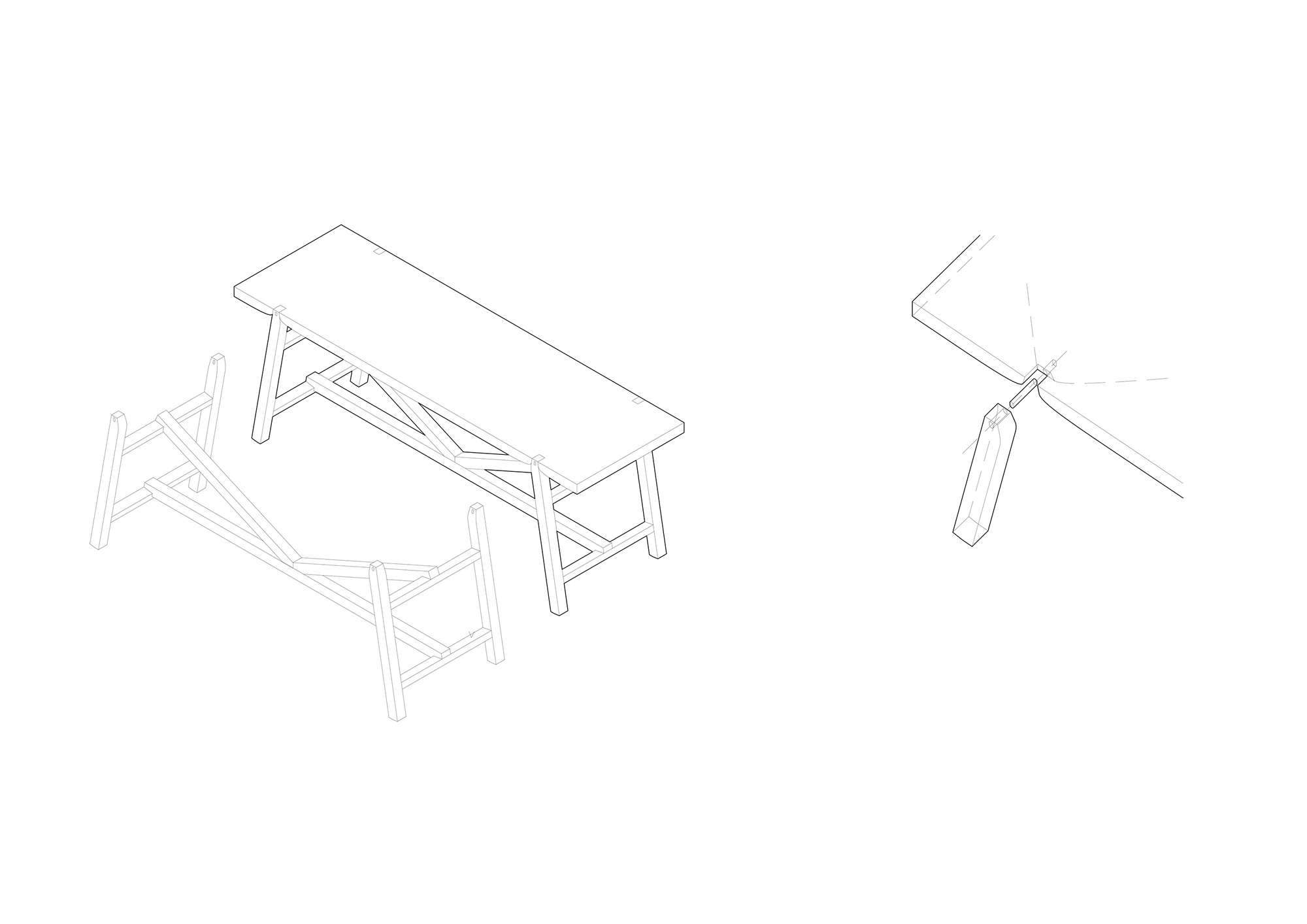 Table Axonometry Gallery of Kolby Winery / ORA - 37