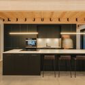 Des Cimes Residence / Patriarche - Interior Photography, Kitchen, Countertop, Table, Chair