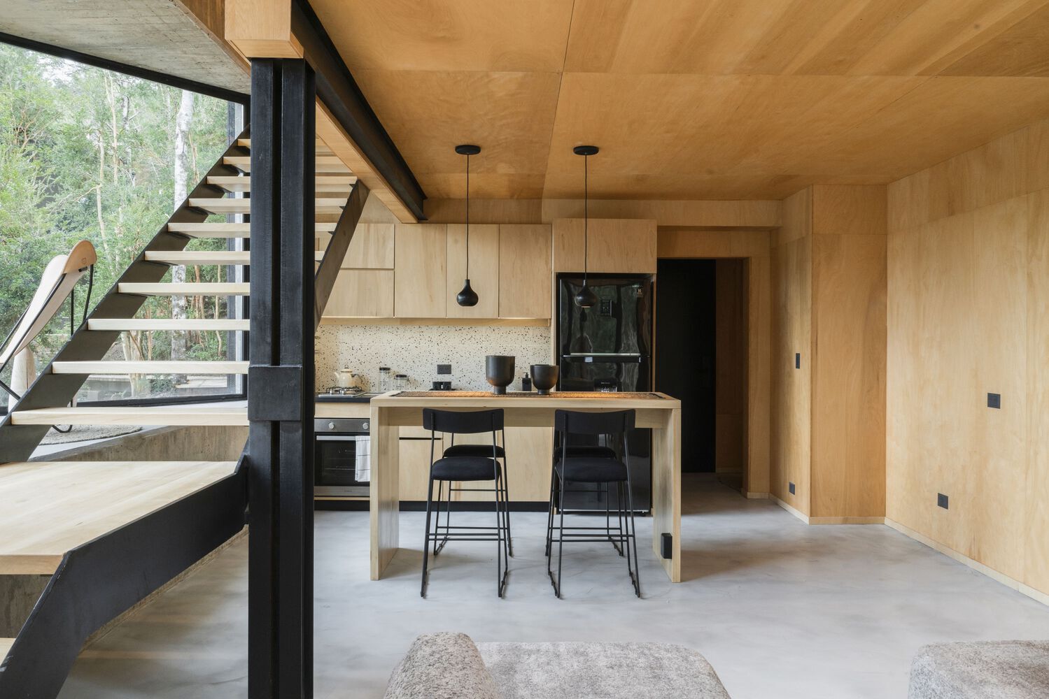 Gallery of Wooden Interiors: 10 Cabins Bringing Warmth in Mexico ...