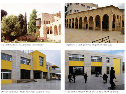 Abey Public School / Almimariya Abey Public School / Almimariya - Facade, Windows, Arcade