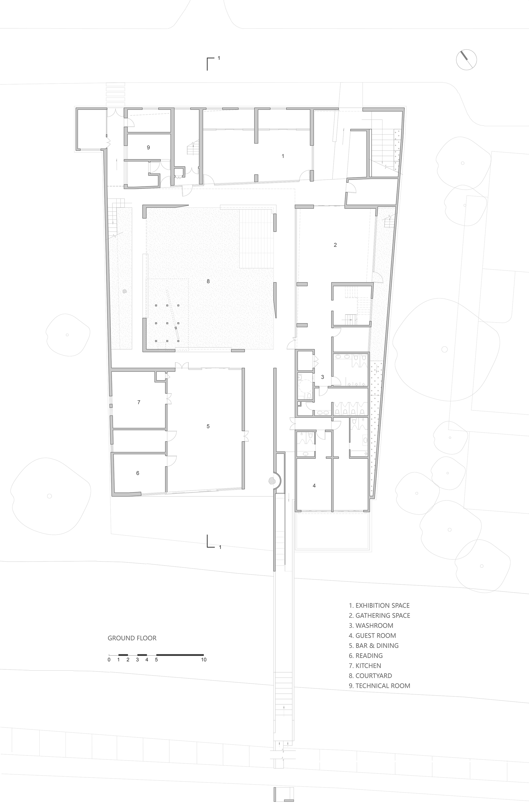 画廊 “q” Center —上海廊下村民活动中心 / Atelier tf + ppas 27